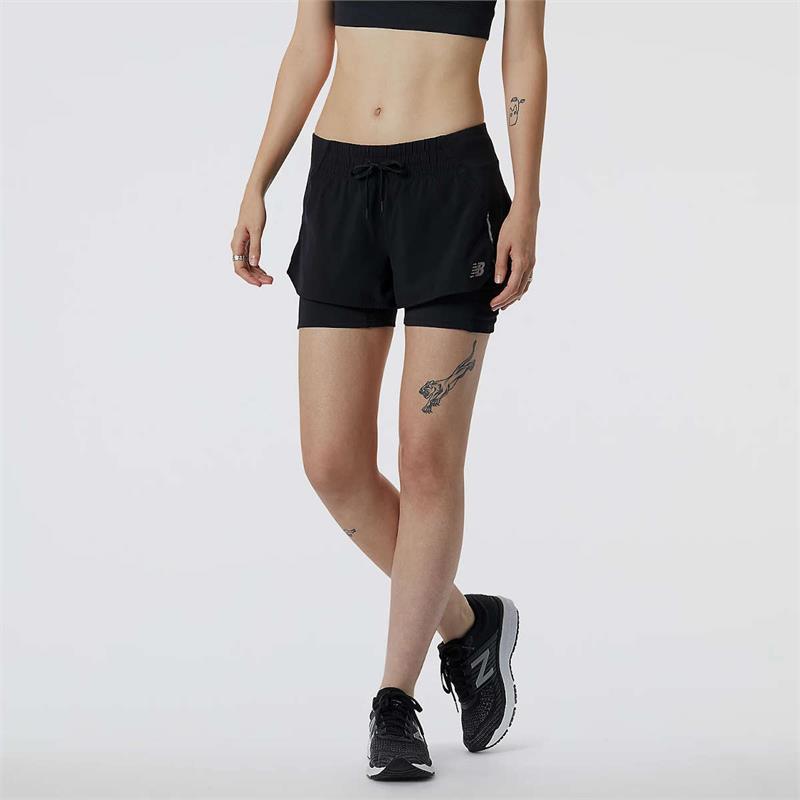 New Balance Womens Impact Run 2in1 Shorts-1